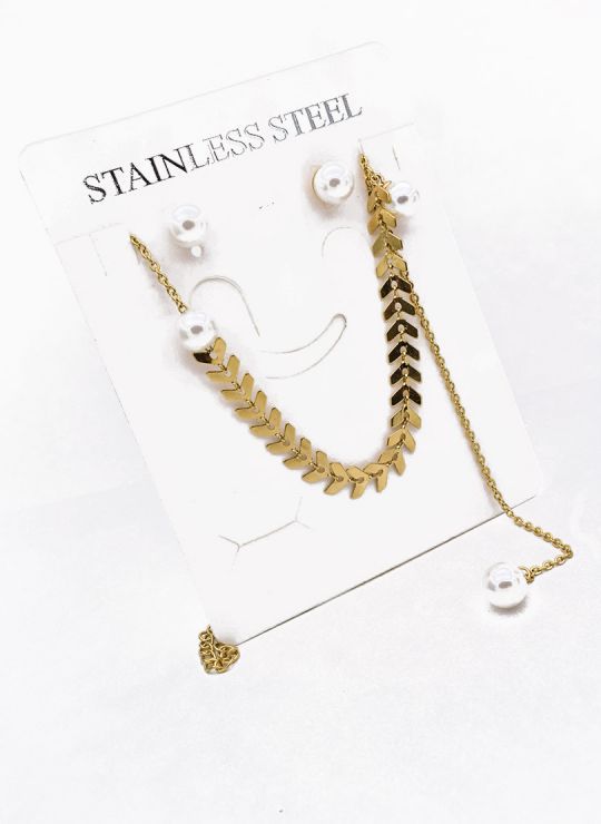 Set Collar+topos perla