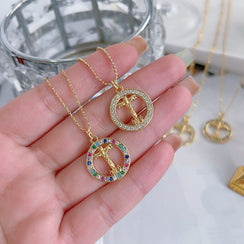 Cadena cristo con circones