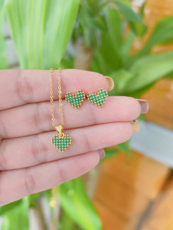 Set corazón Minecraft
