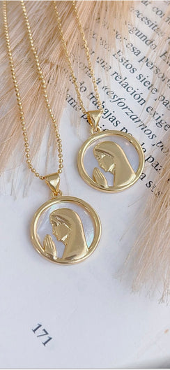Cadena rostro virgen
