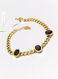 Pulsera piedras negras