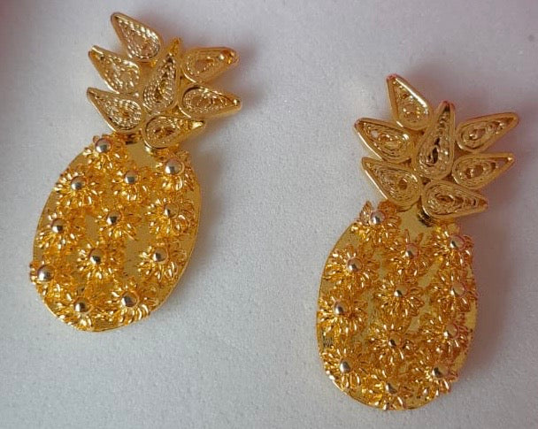 Topo piña en filigrama - Hechos a mano