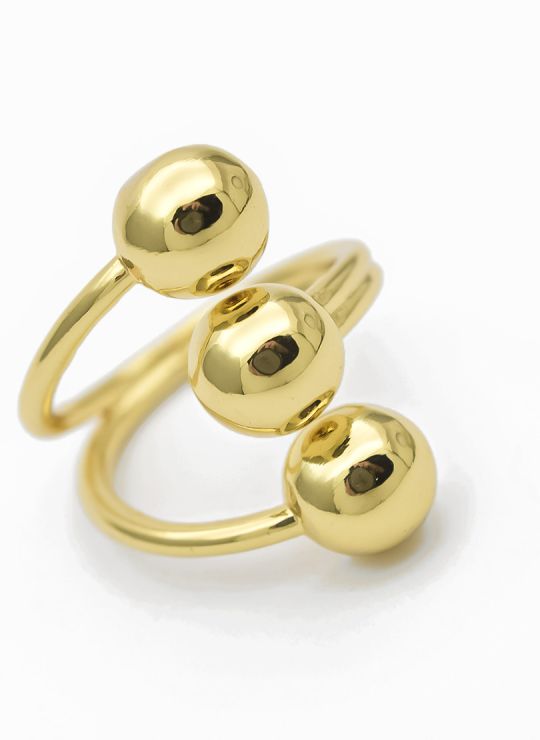 Anillo graduable triple balin